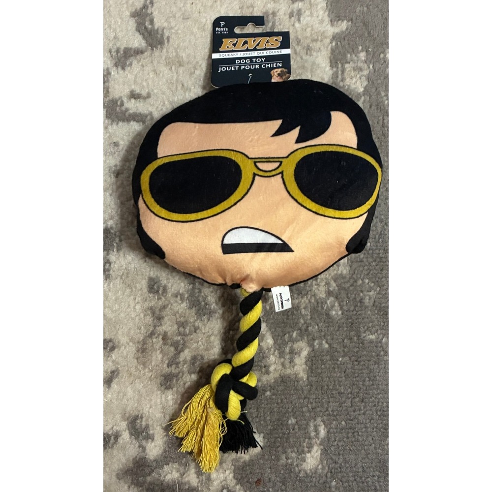 Perri Plush Dog Elvis Toy (NEW)